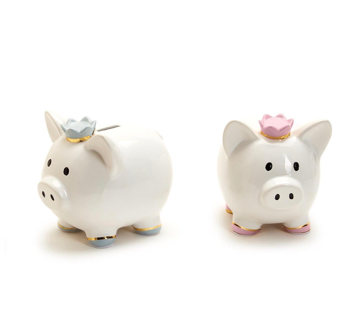 Piggy Bank with Crown