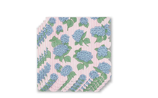 Hydrangeas Cocktail Napkins