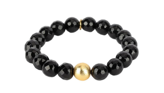 Bianca Beaded Bracelet- Black