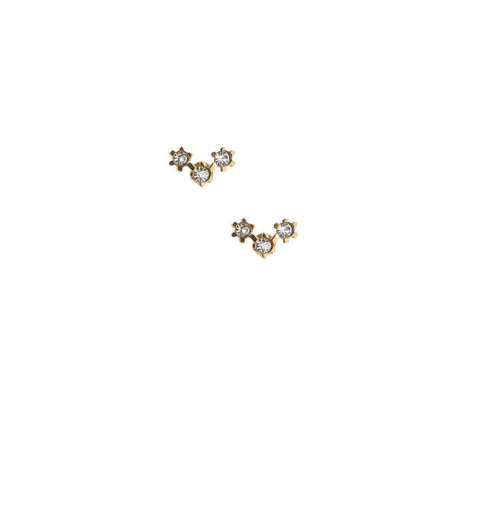 Screwback Stud Earrings - Sienna