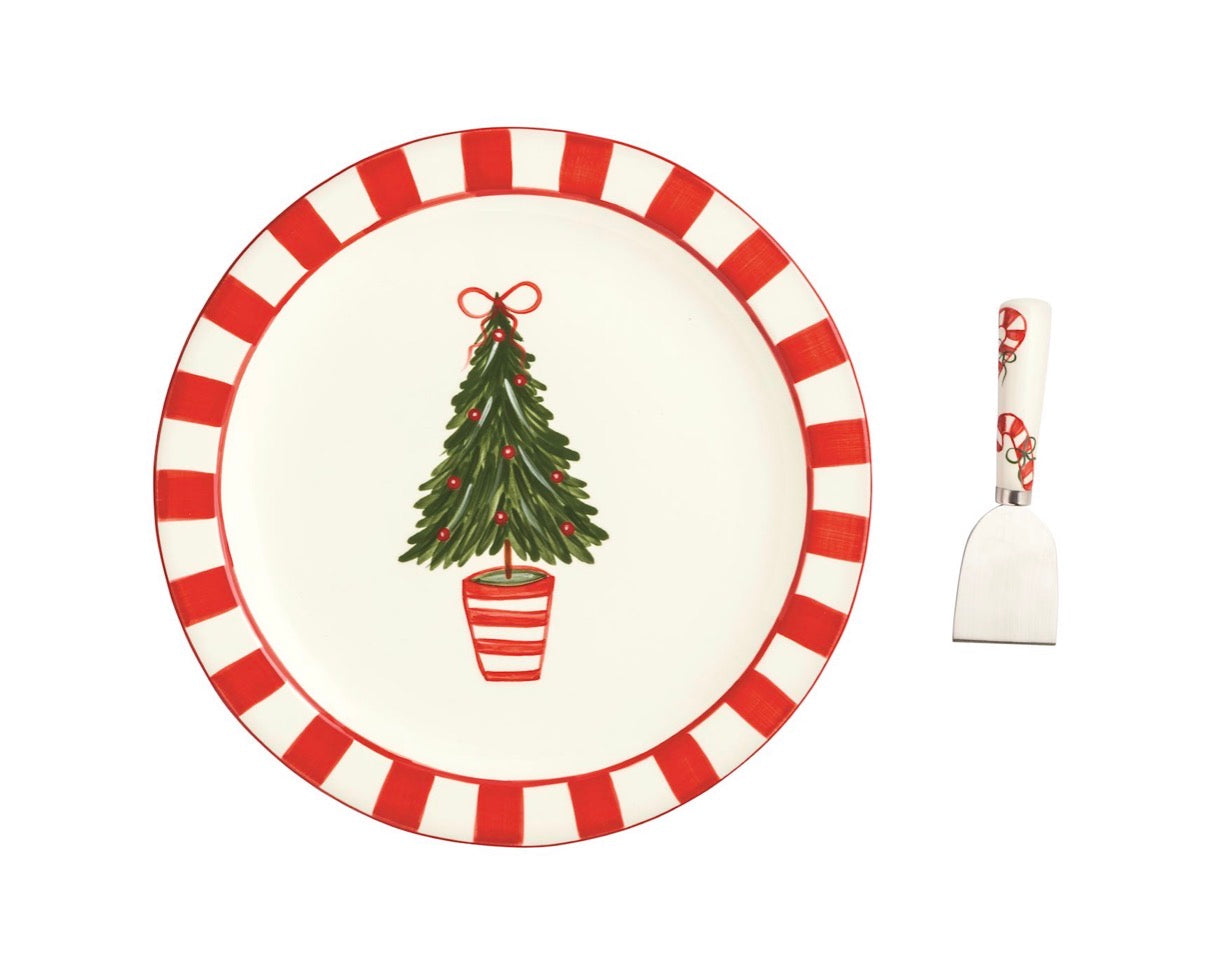 Tree Topiary Plate