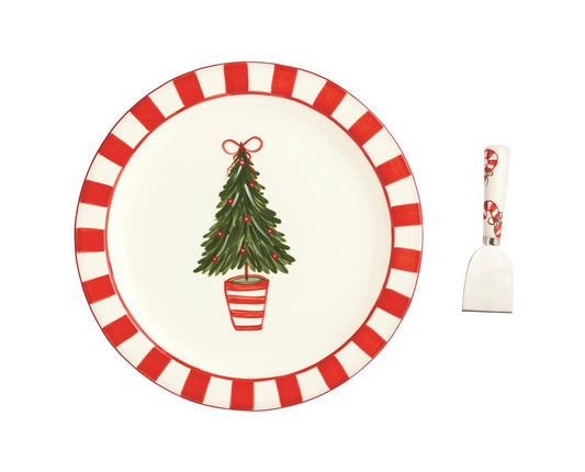 Tree Topiary Plate