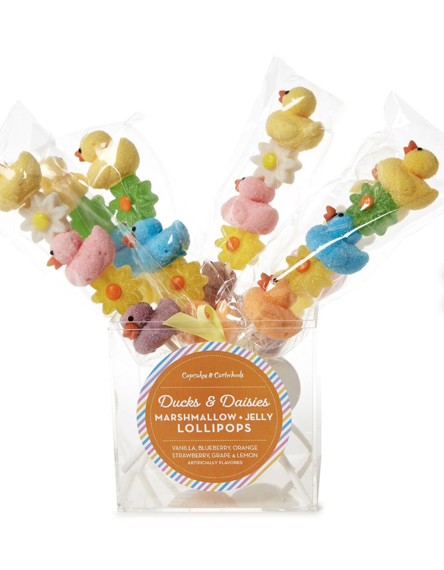 Ducks & Daisies Marshmallow Lollipop