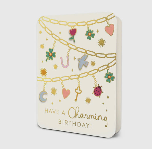 Charming Birthday Deluxe Greeting Card