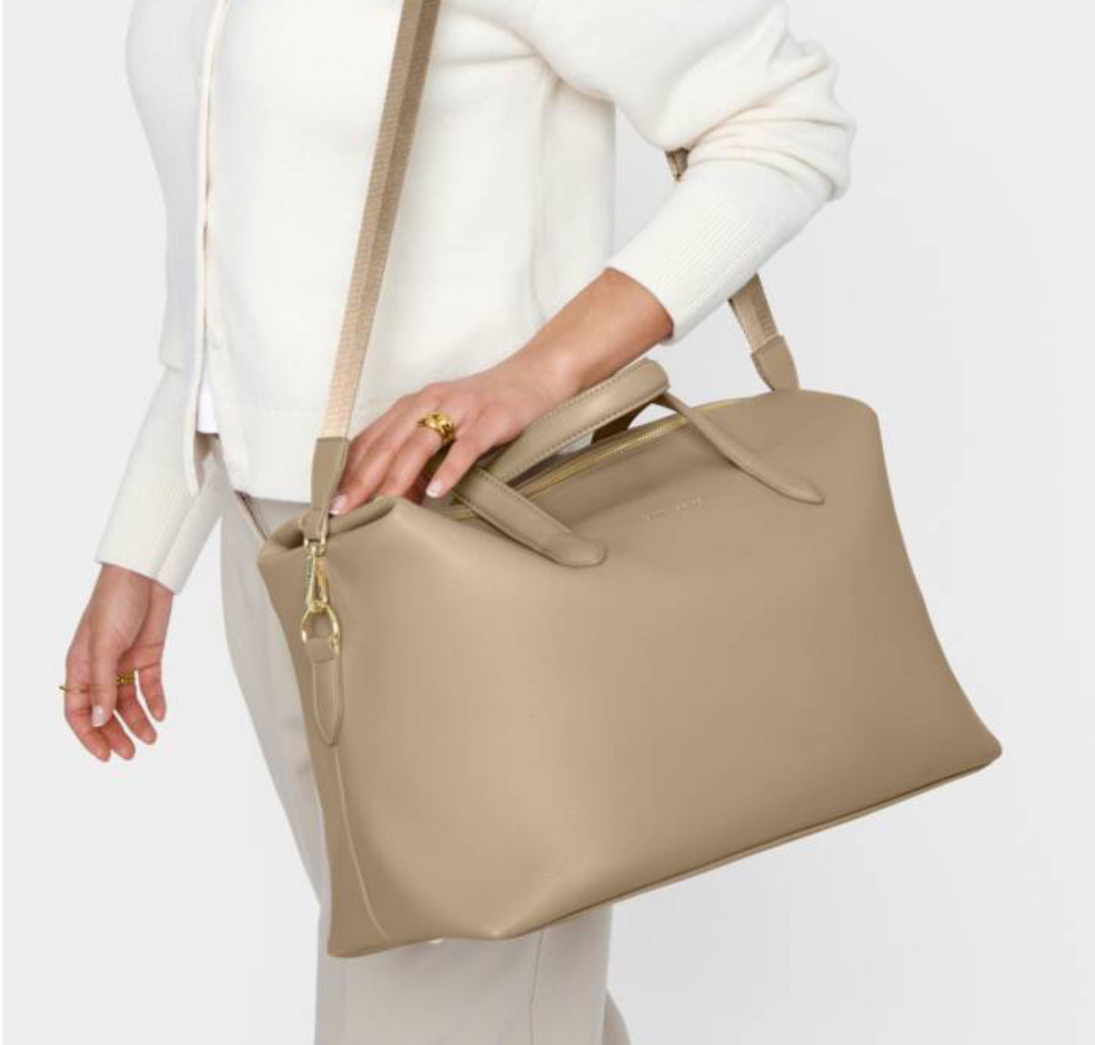 Milan Cabin Bag- Light Taupe