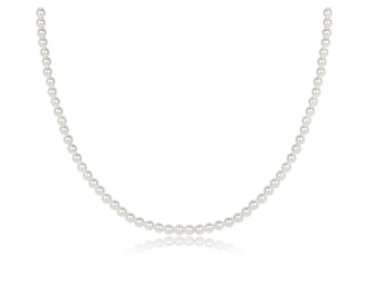 17" Choker Classic Pearl 3mm Bead