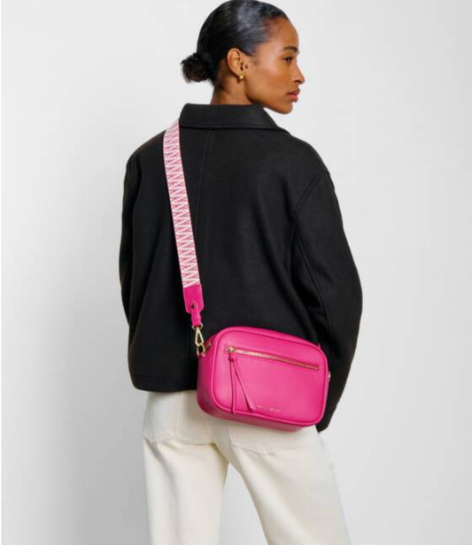 Hallie Crossbody Bag- Fuchsia