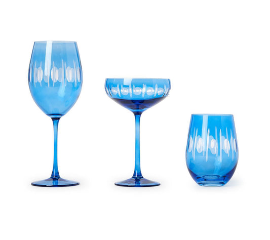 Sparkling Cut Hand Engraved Glassware