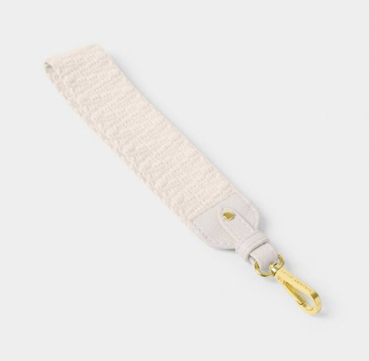 Canvas Wristlet Strap- Cream
