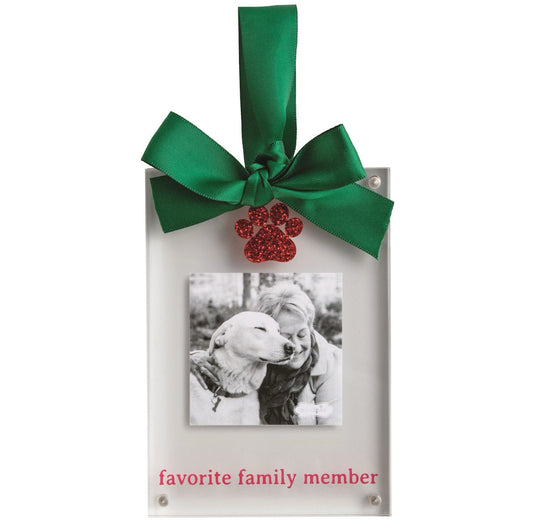 Favorite Family Member Frame Ornament