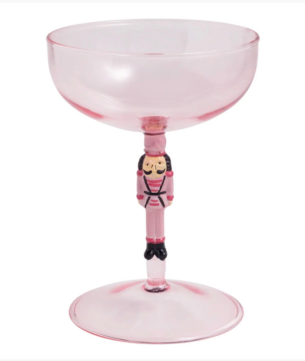 Christmas Coupe Glass