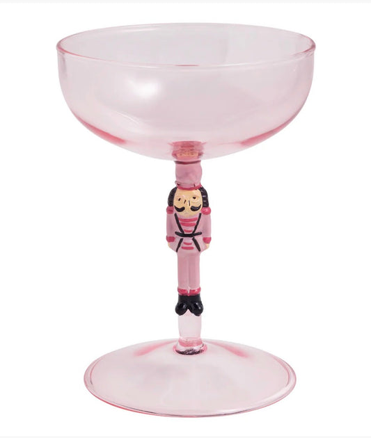 Christmas Coupe Glass