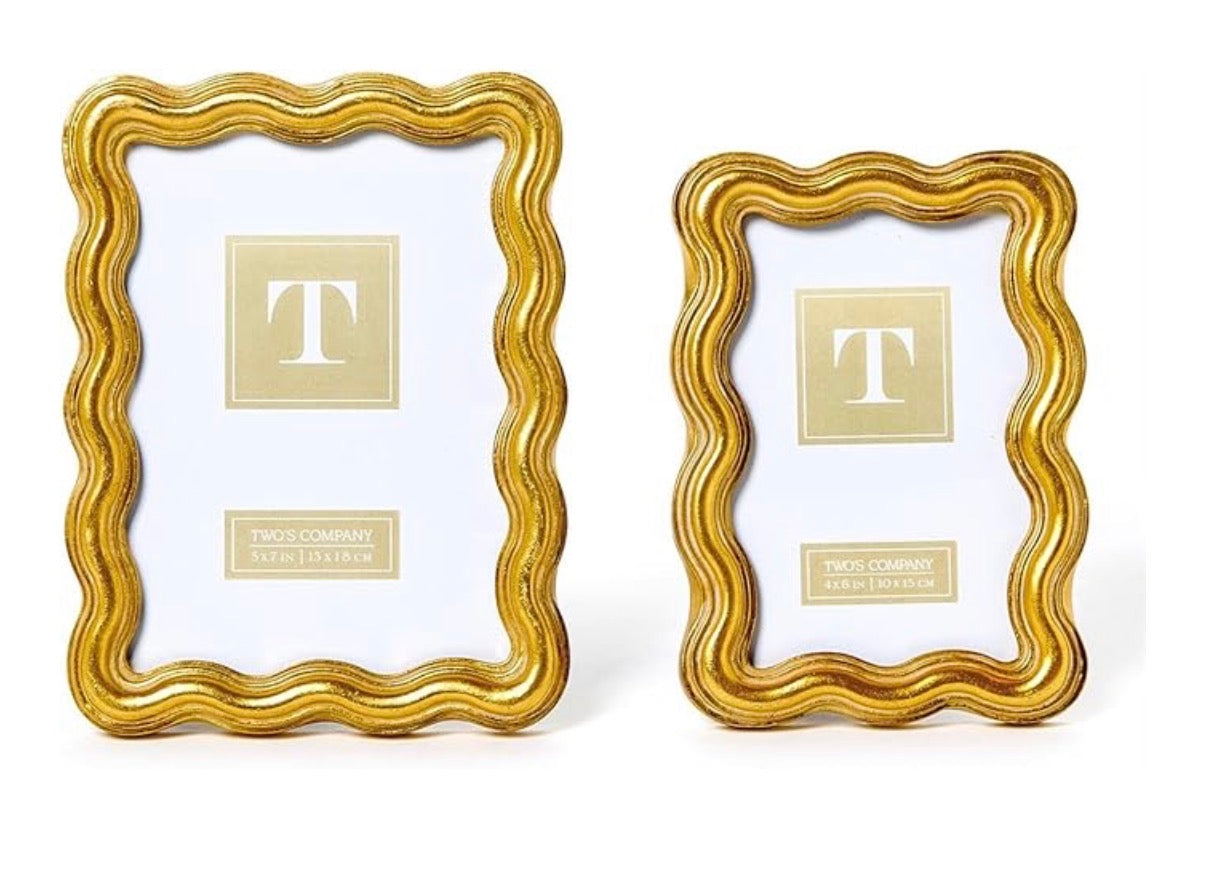 Gold Triple Wave Frame