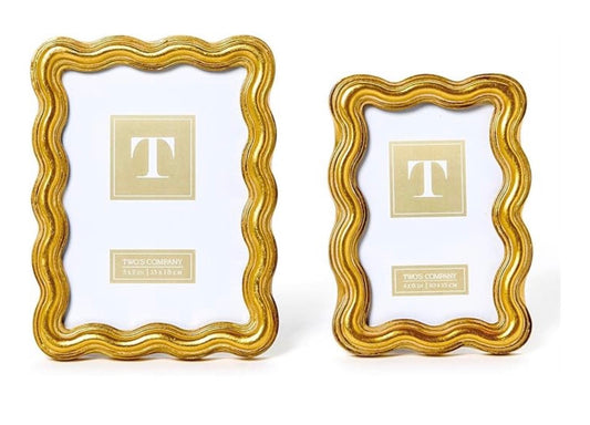 Gold Triple Wave Frame