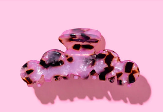Claw Hair Clip - Pink Tortoise