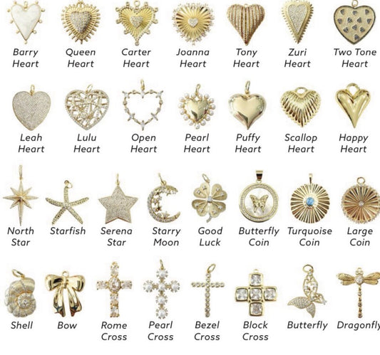 Large Removable Charms