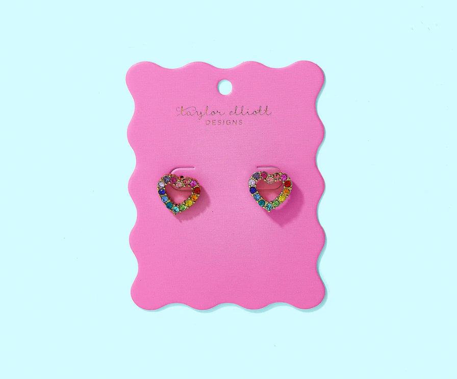 Mae Heart Stud Earrings