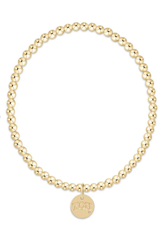eCollegiate Classic Gold 3mm Bracelet