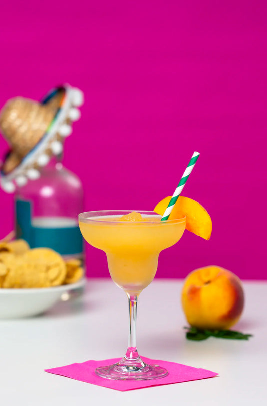 Peach Mango Margarita Cocktail Slush