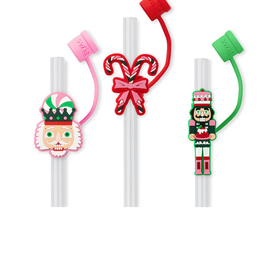 Sugar Plum Soldiers Straw Toppers