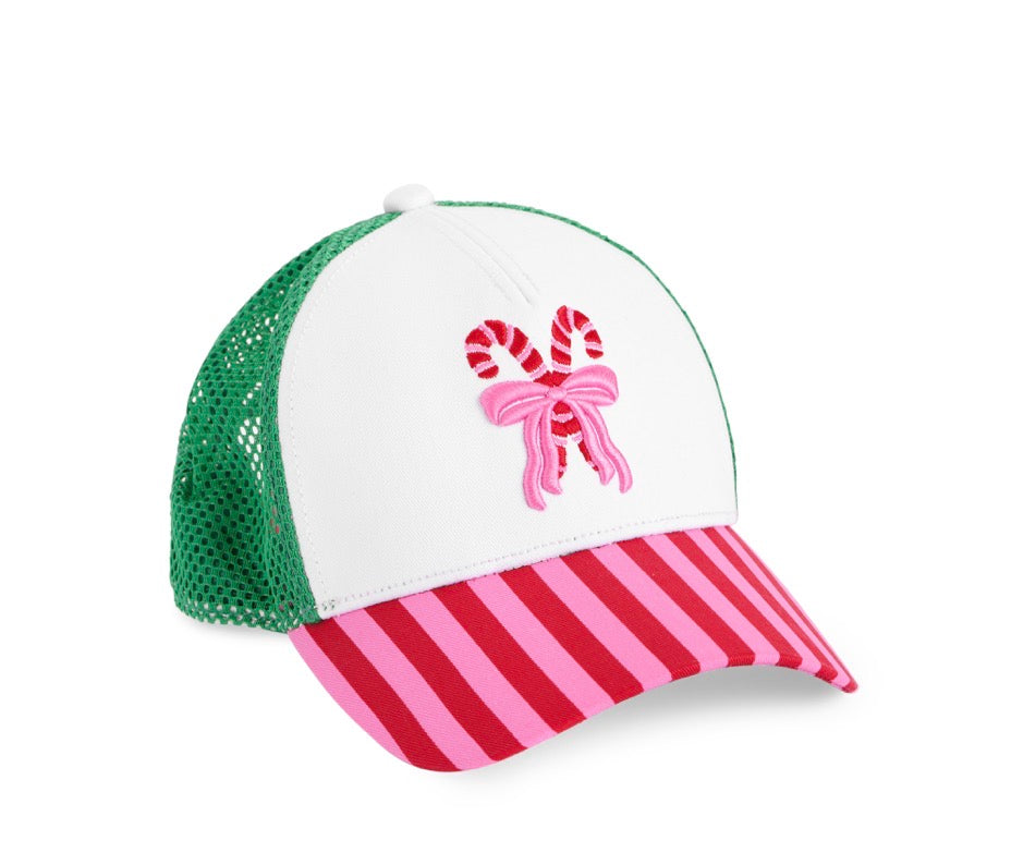 Candy Cane Trucker Hat
