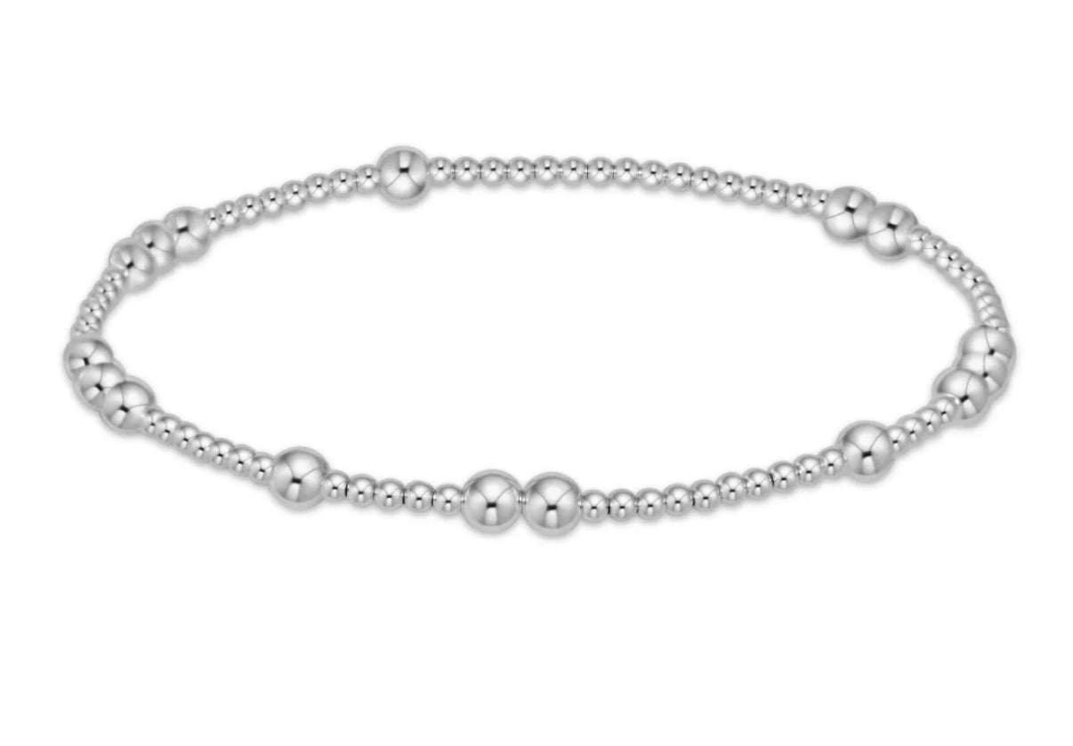 Hope Unwritten 4mm Bead Bracelet- Sterling