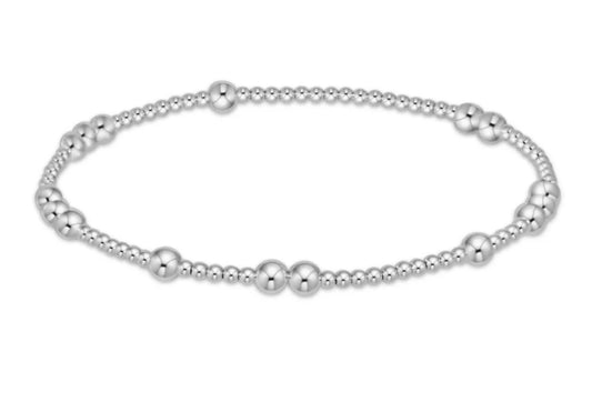 Hope Unwritten 4mm Bead Bracelet- Sterling