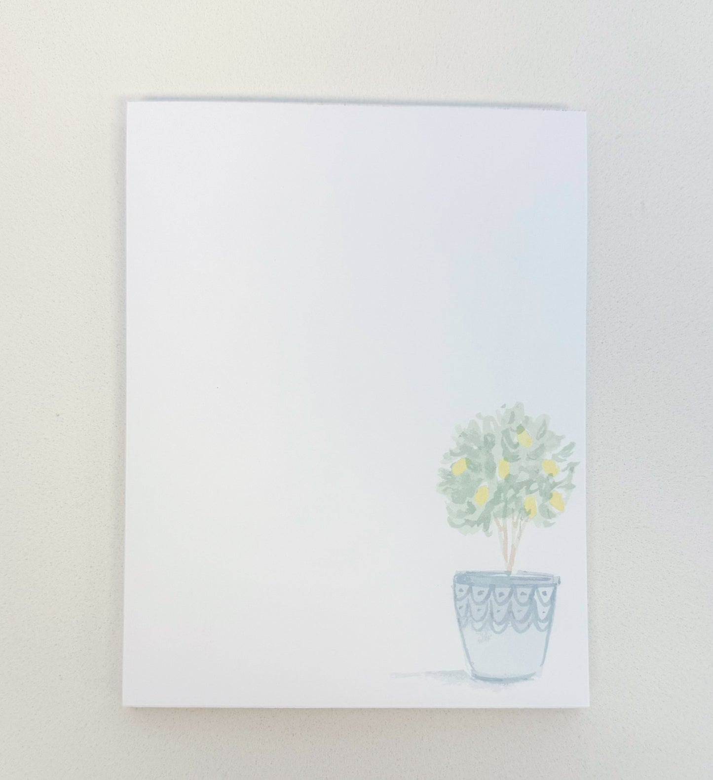 Watercolor Lemon Tree Notepad