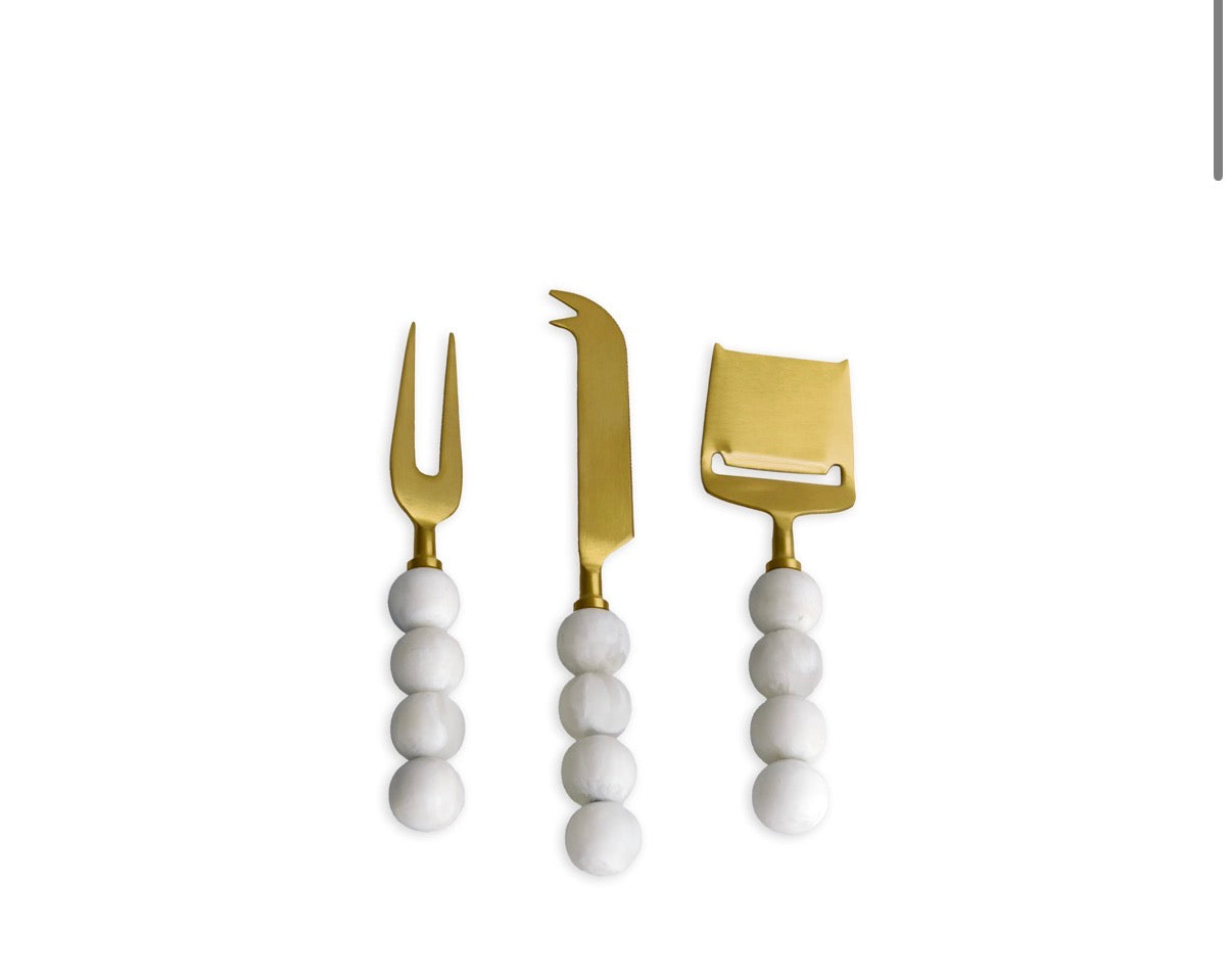 RESIN Sorbet Cheese Set of 3 -Coconut
