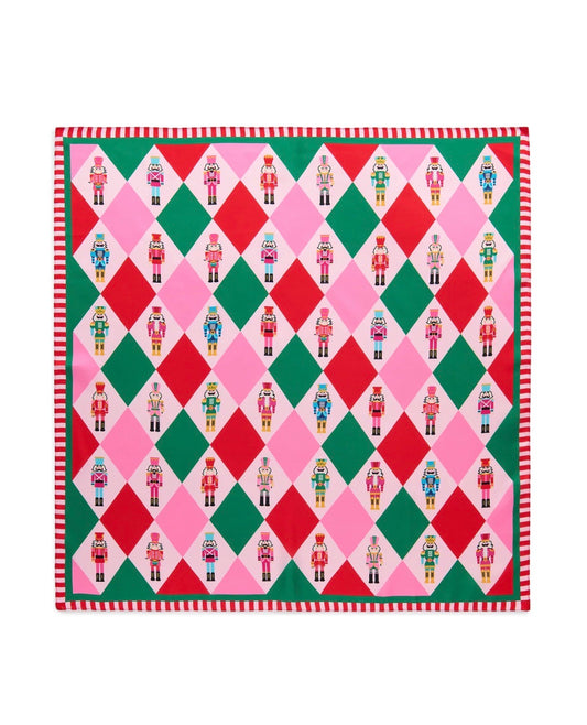 Festive Nutcracker Square Scarf