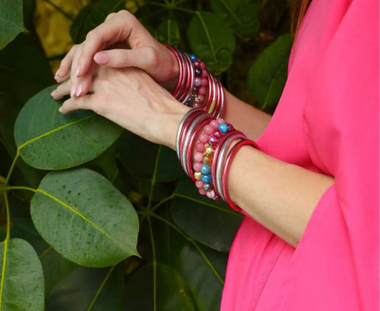 Melange Beaded Bracelet- Multicolored