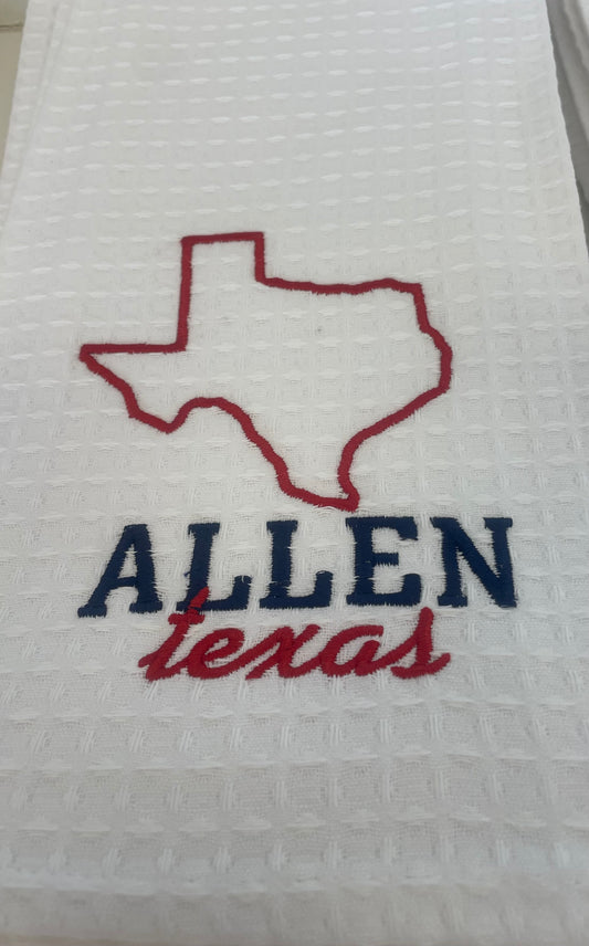 Allen TX Tea Towel
