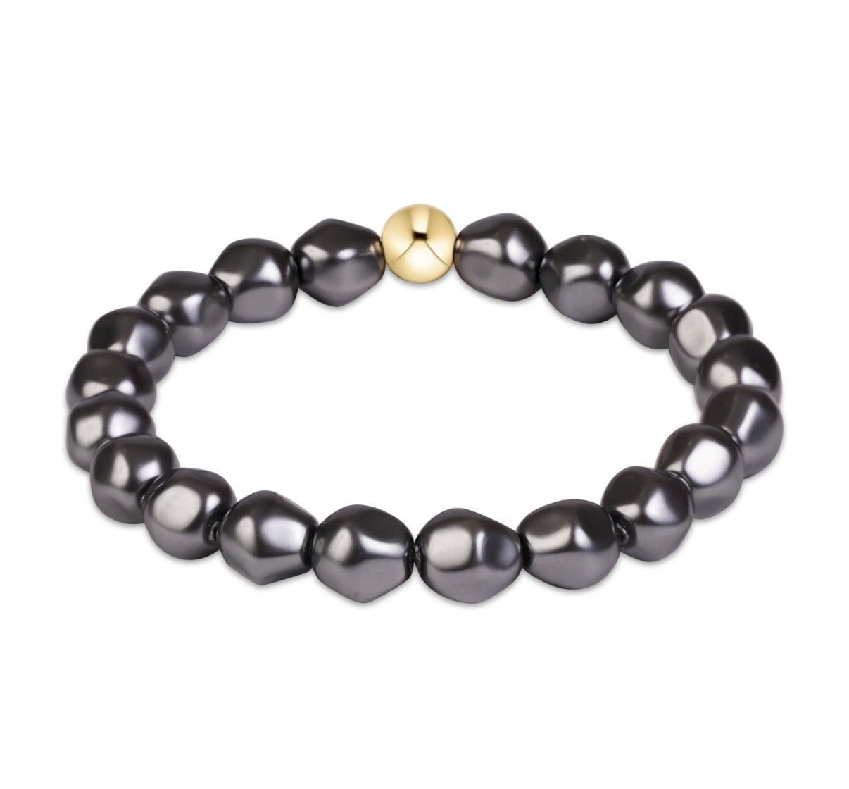 classic admire pearl dark grey bracelet