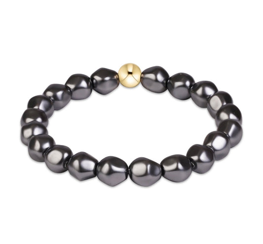 classic admire pearl dark grey bracelet