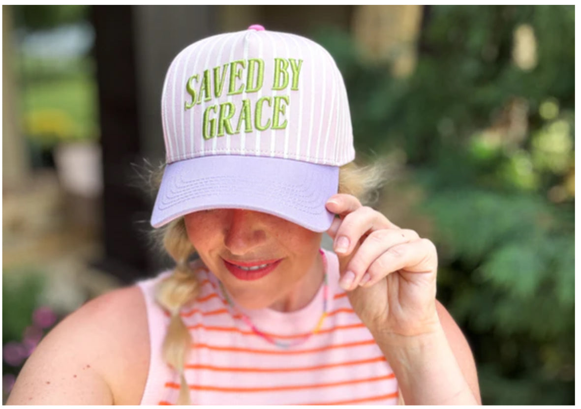 Baseball Hat- Saved by Grace