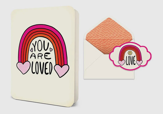 You are Loved Deluxe Greeting Card