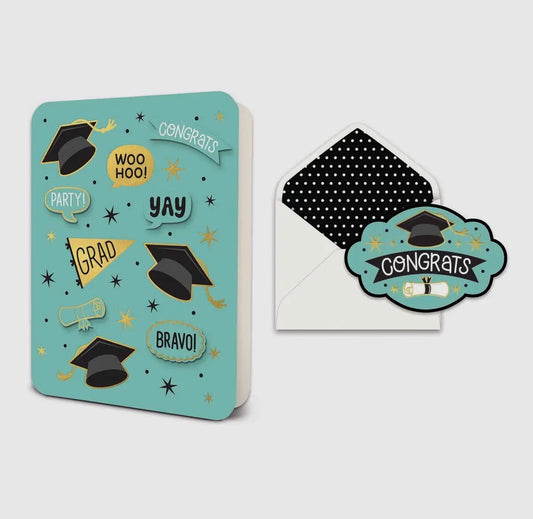 Caps Off To You Deluxe Greeting Card