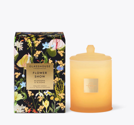 Flower Show 13.4oz Candle - Glasshouse Fragrances