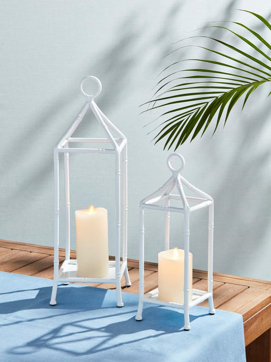 White Bamboo Lantern