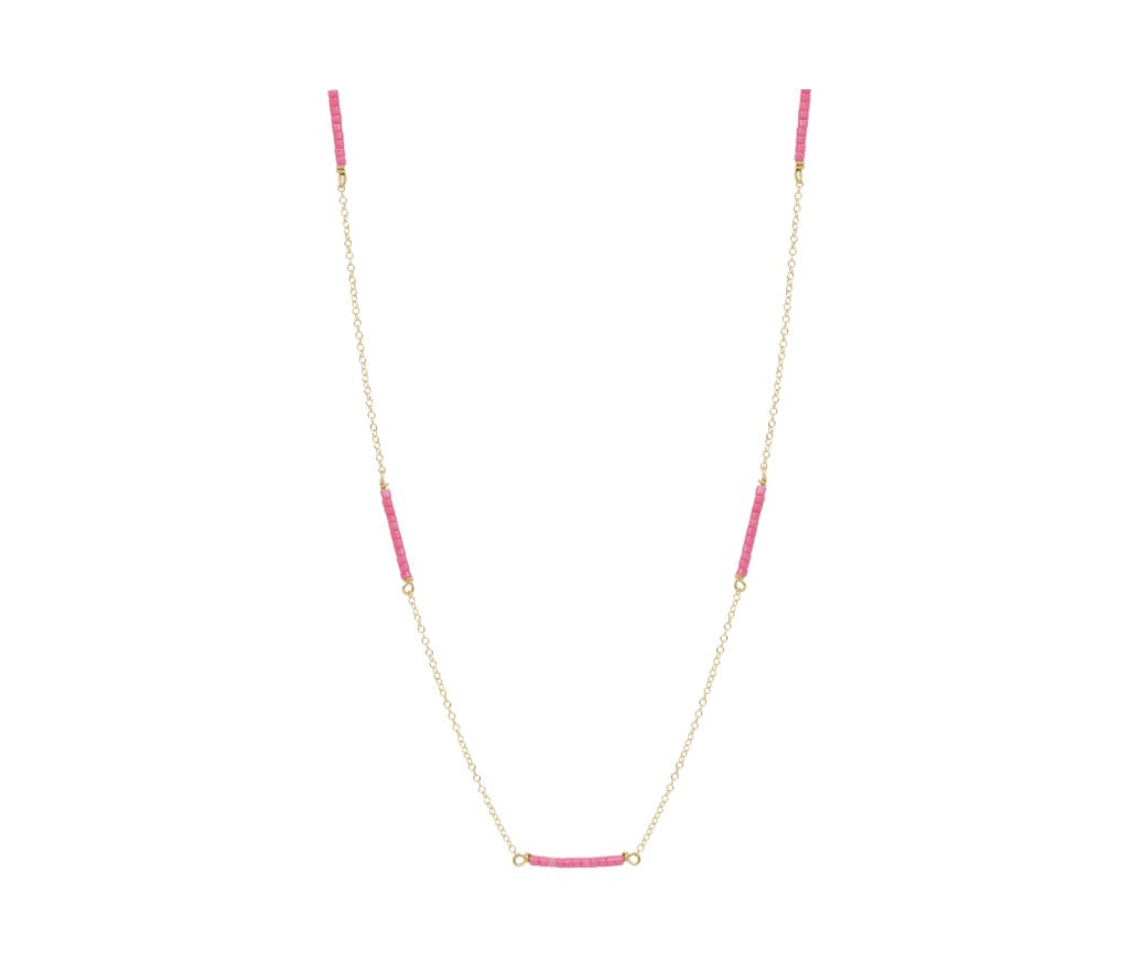 15" Choker Simplicity Chain Gold - Hope Bliss - Bubblegum