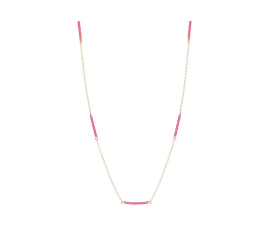 15" Choker Simplicity Chain Gold - Hope Bliss - Bubblegum