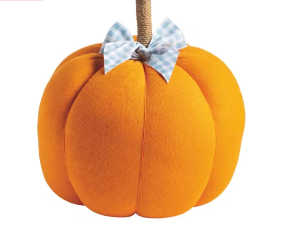 Topiary Fabric Pumpkin