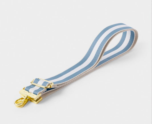 Canvas Strap- Blue Aura Triple Stripe