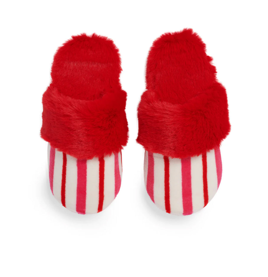 Candy Stripe Slippers