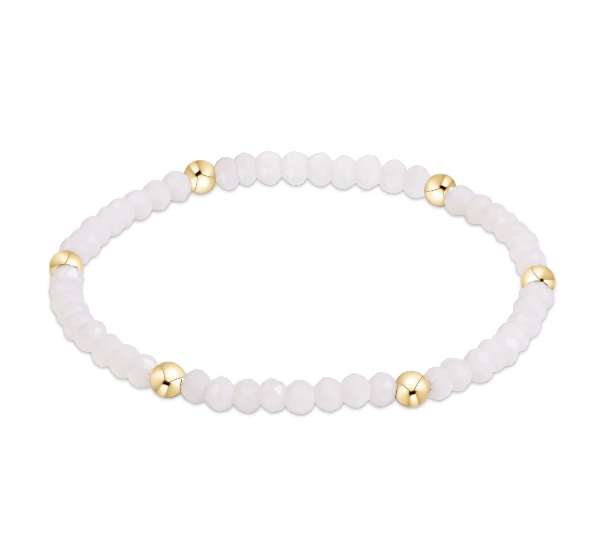 gameday flirty presence bracelet - white