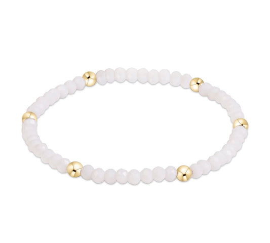 gameday flirty presence bracelet - white