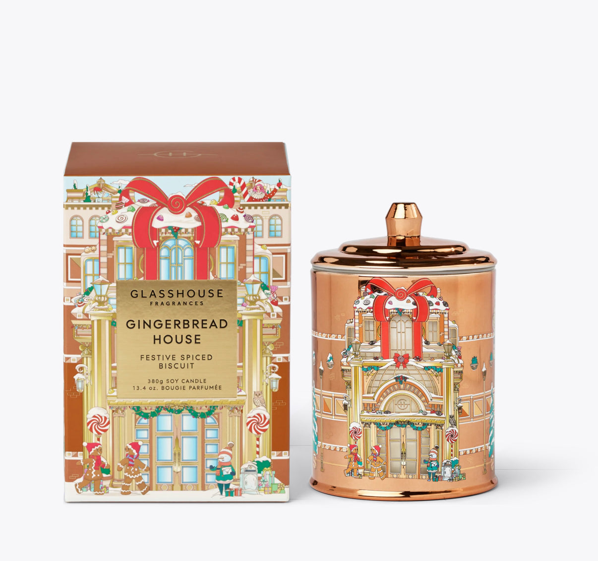 13.4OZ. CANDLE - GINGERBREAD HOUSE