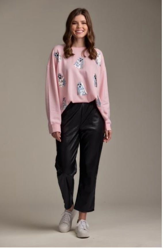 Ghost Sparkle Sweatshirt - Women's