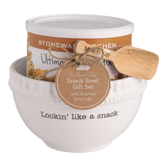 Snack Bowl & Snack Mix Gift Set