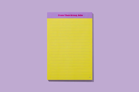 Prove Them Wrong List Pad